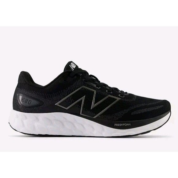 NIB [Extra Wide] New Balance Fresh Foam 680 v8 Running Shoes Men Sneakers Black - Picture 1 of 10